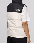 W 1996 Retro Nuptse Vest - Gardenia White/TNF Black - LOADED