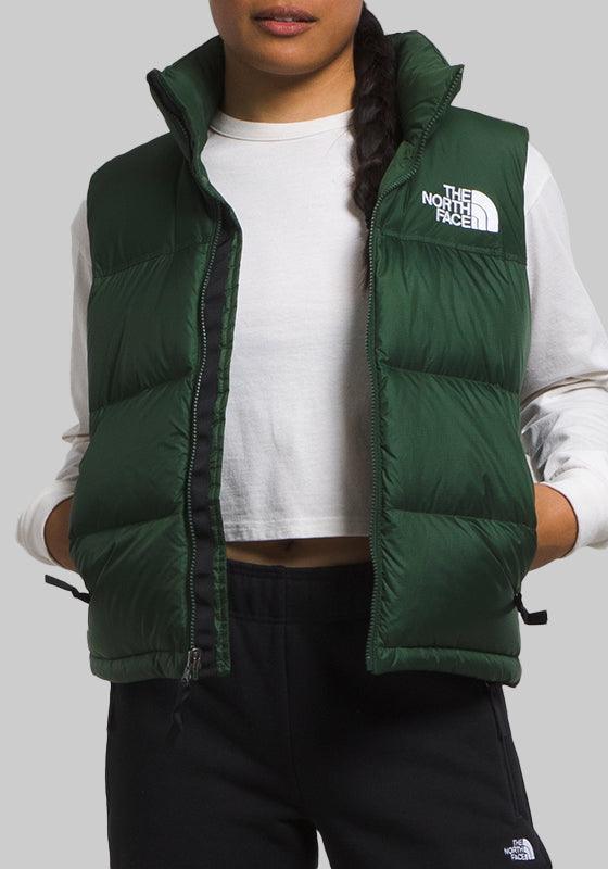 W 1996 Retro Nuptse Vest - Pine Needle - LOADED