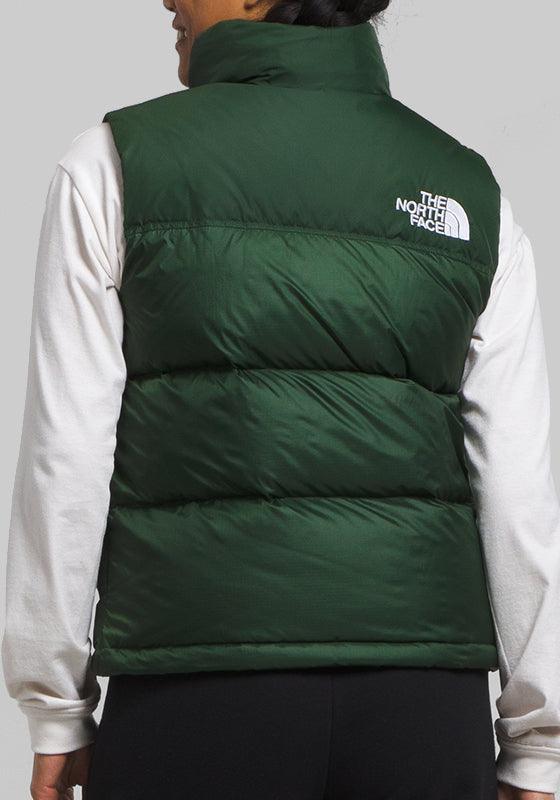 W 1996 Retro Nuptse Vest - Pine Needle - LOADED