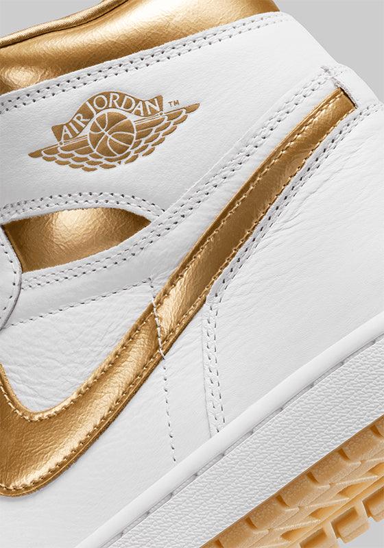 W's Air Jordan 1 Retro Hi OG "Metallic Gold" - LOADED