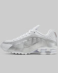 W's Shox R4 - White Metallic - LOADED