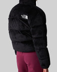 W Versa Velour Nuptse Jacket - TNF Black - LOADED