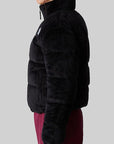 W Versa Velour Nuptse Jacket - TNF Black - LOADED