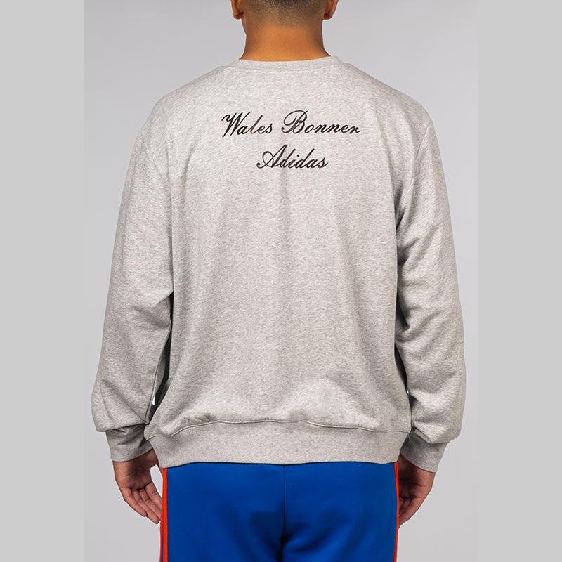 Wales Bonner Crew Long Sleeve - Grey - LOADED