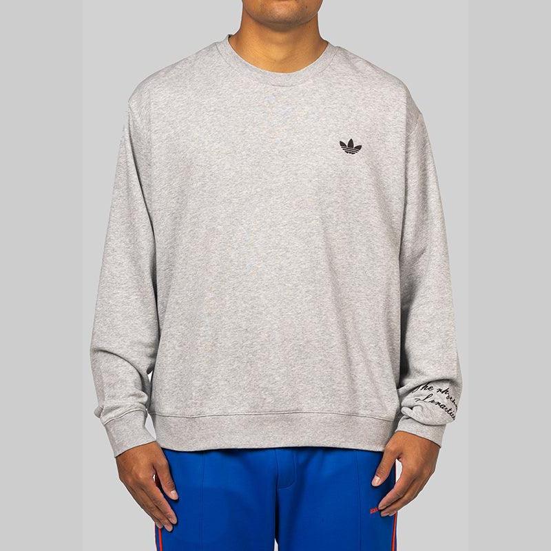 Wales Bonner Crew Long Sleeve - Grey - LOADED