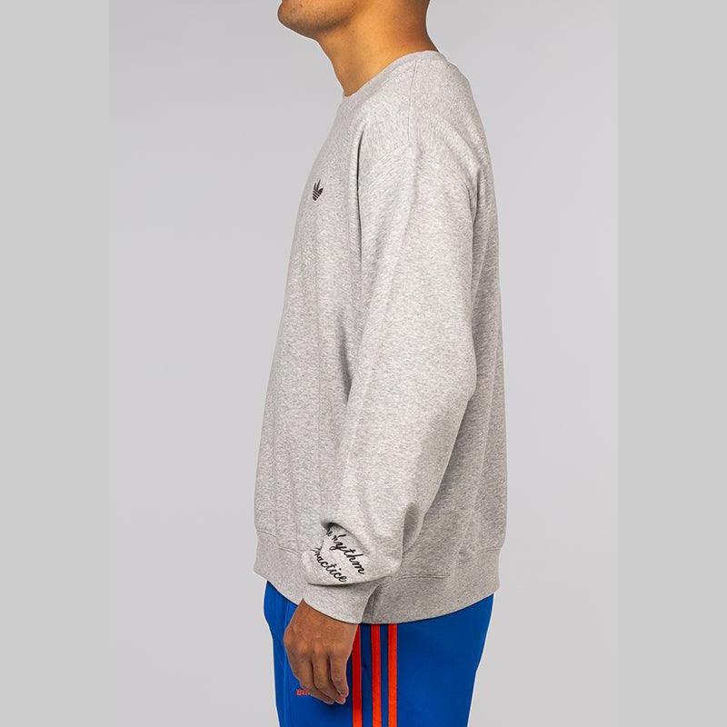 Wales Bonner Crew Long Sleeve - Grey - LOADED