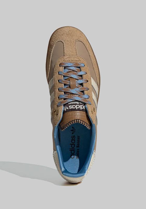 Wales Bonner Nylon Samba - Brown/Wonder White - LOADED