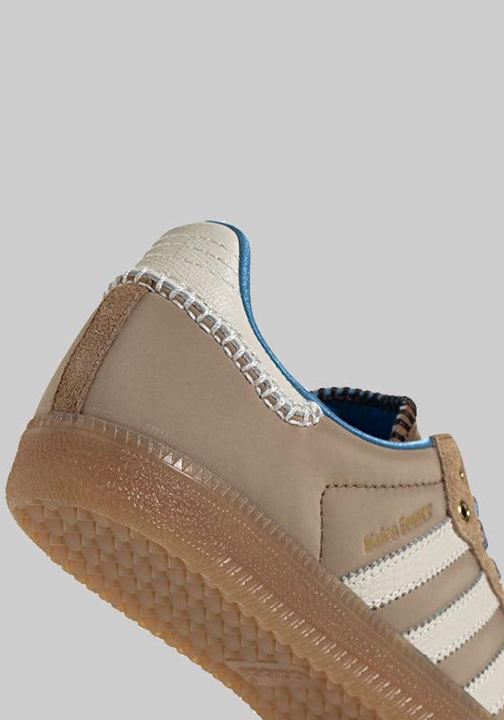 Wales Bonner Nylon Samba - Brown/Wonder White - LOADED
