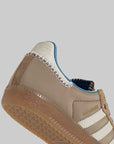 Wales Bonner Nylon Samba - Brown/Wonder White - LOADED