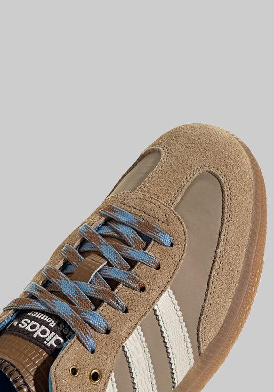 Wales Bonner Nylon Samba - Brown/Wonder White - LOADED