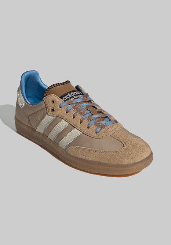 Wales Bonner Nylon Samba - Brown/Wonder White - LOADED