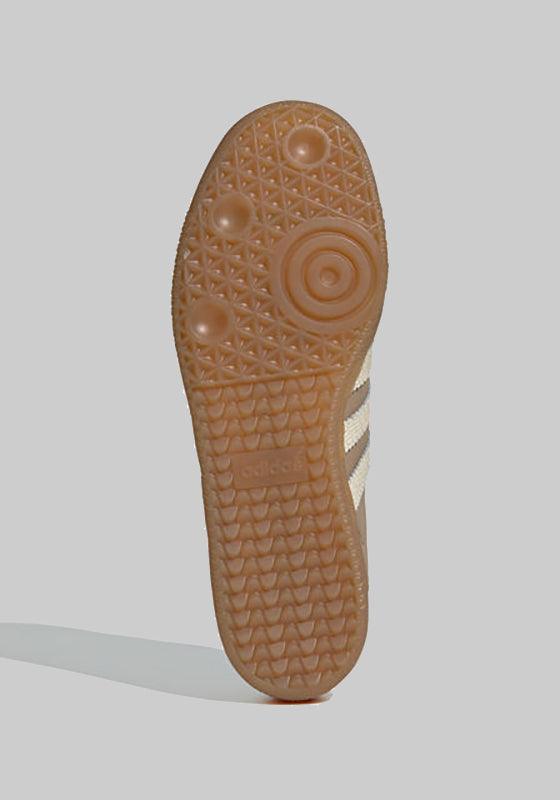 Wales Bonner Nylon Samba - Brown/Wonder White - LOADED