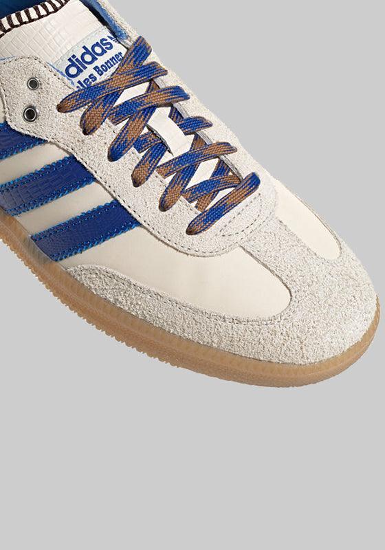 Wales Bonner Nylon Samba - Wonder Clay White/Blue - LOADED