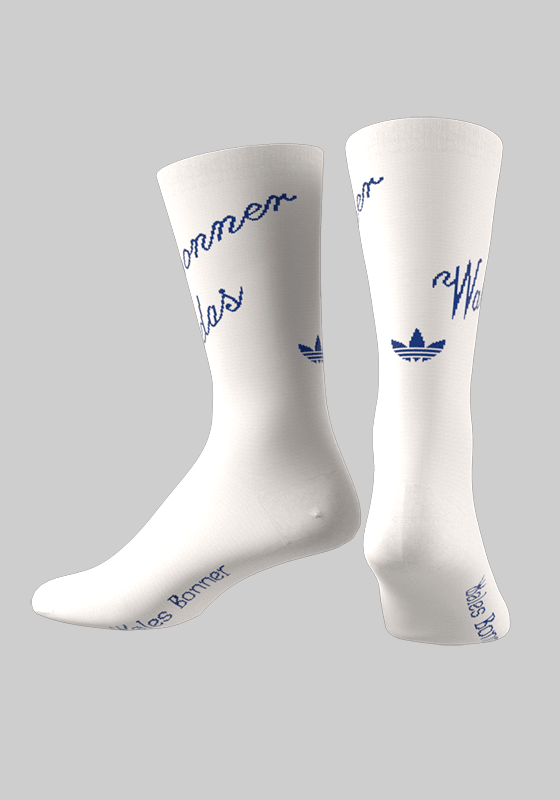 Wales Bonner Short Socks - Core White - LOADED
