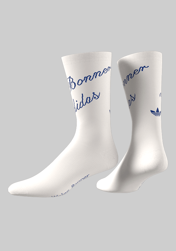 Wales Bonner Short Socks - Core White - LOADED