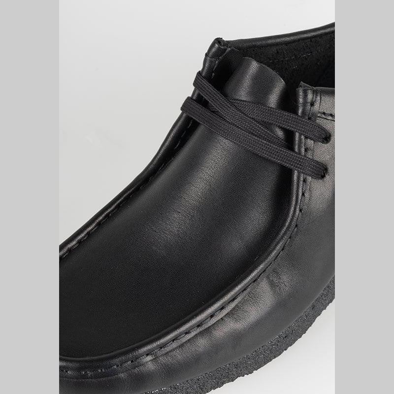 Wallabee - Black Leather - LOADED