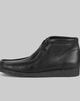 Wallabee Boot - Black Leather