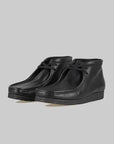 Wallabee Boot - Black Leather - LOADED