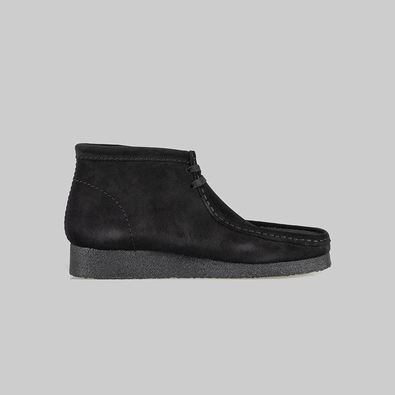 Wallabee Boot - Black Suede - LOADED