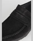 Wallabee Loafer - Black Suede - LOADED