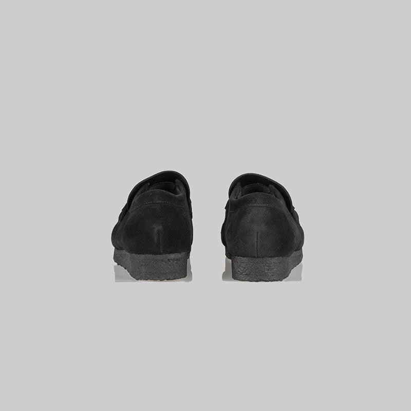 Wallabee Loafer - Black Suede - LOADED