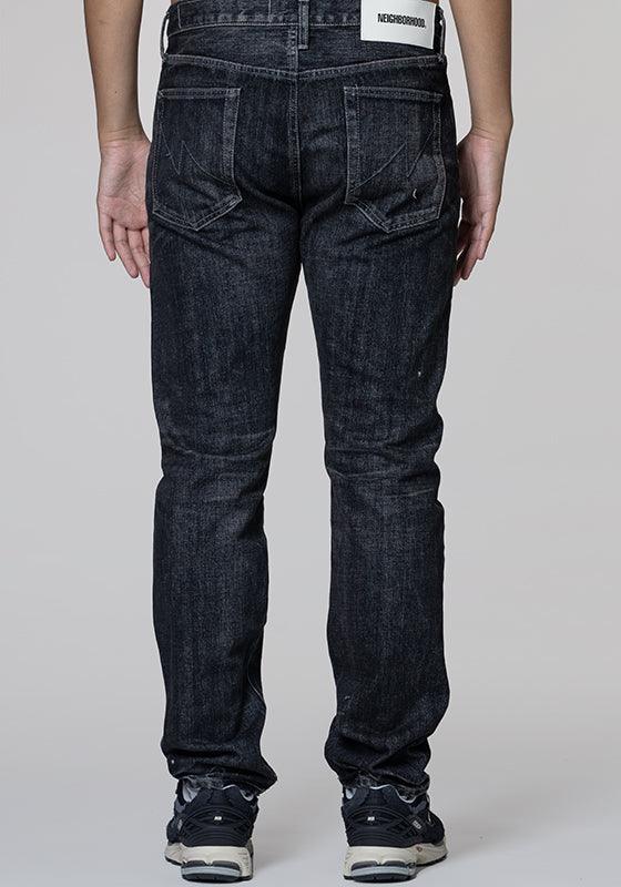 Washed Denim DP Narrow Pant - Black - LOADED