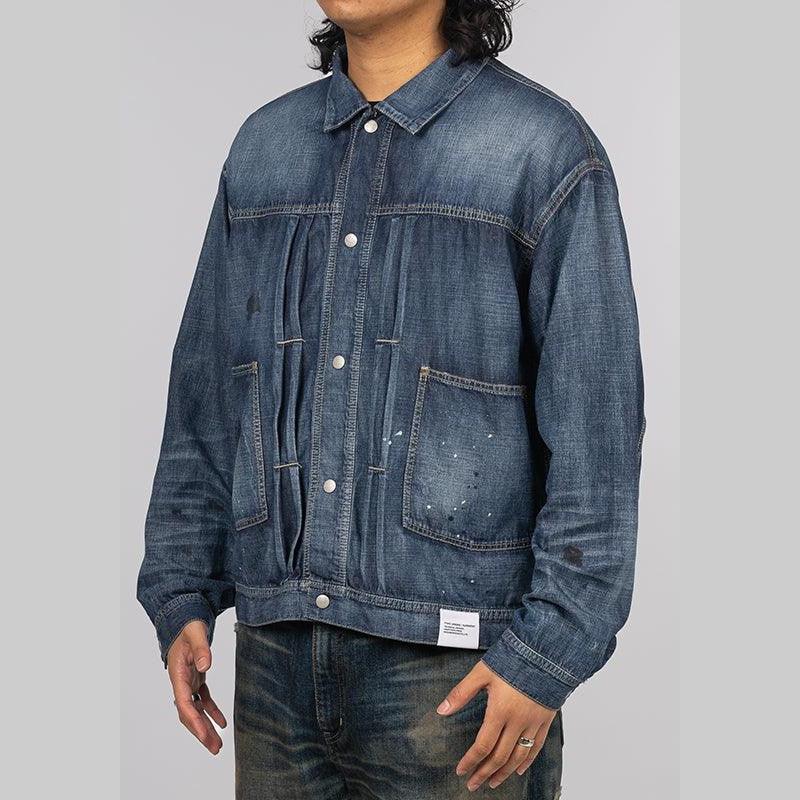 Washed Lightweight Denim Jacket - Indigo - LOADED