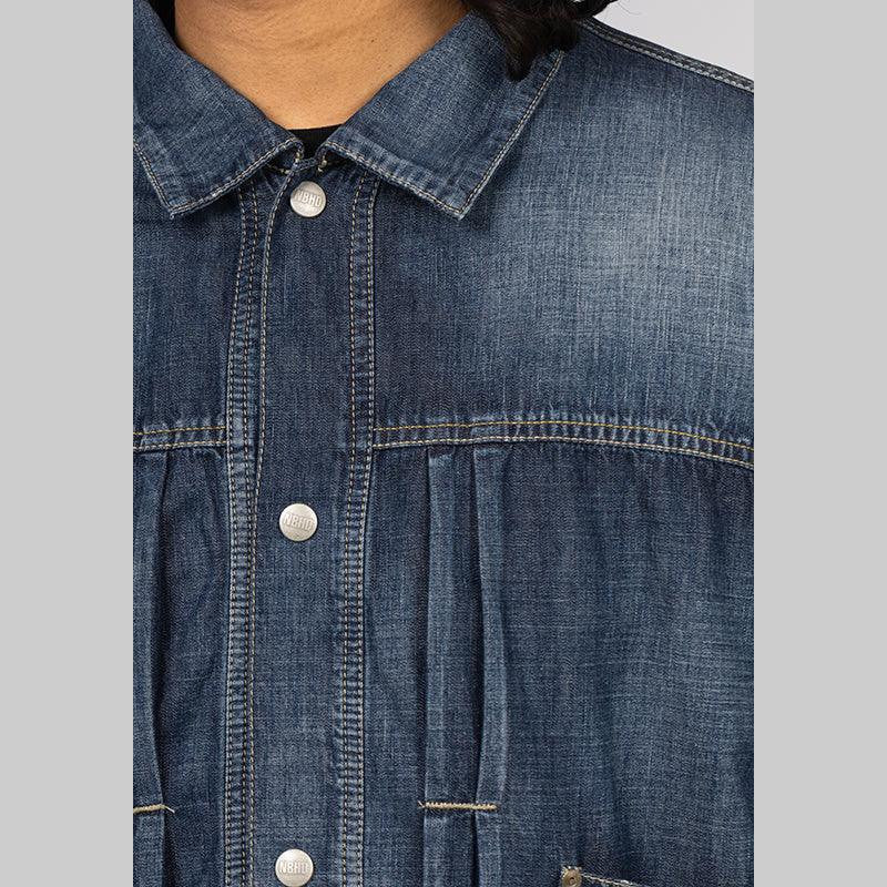 Washed Lightweight Denim Jacket - Indigo - LOADED