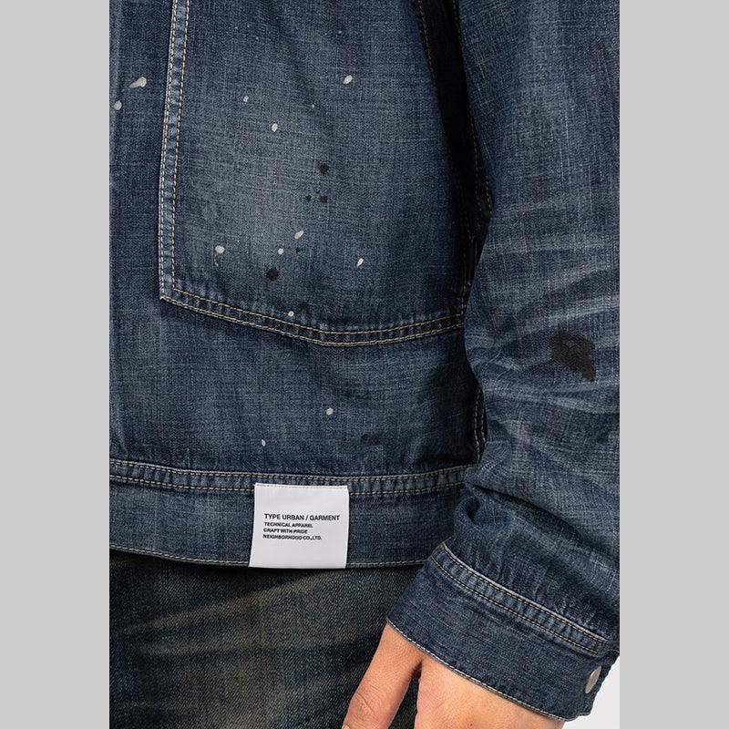 Washed Lightweight Denim Jacket - Indigo - LOADED