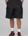 Washed Twill Short - Black - LOADED