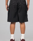 Washed Twill Short - Black - LOADED