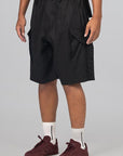 Washed Twill Short - Black - LOADED