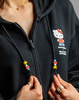 X Hello Kitty And Friends Full Zip Hoodie - Black