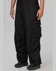 Wide Cargo Pant - Black - LOADED