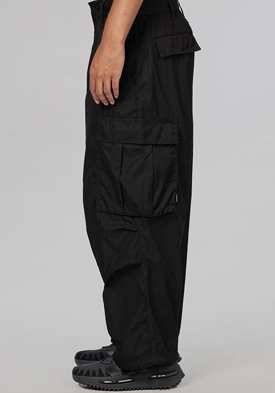 Wide Cargo Pant - Black