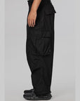 Wide Cargo Pant - Black - LOADED