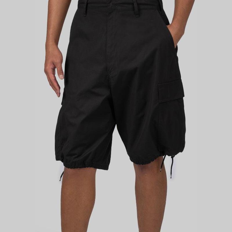 Wide Cargo Short - Black - LOADED