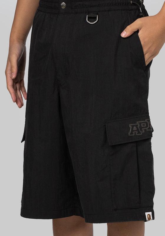 Wide Cargo Short - Black - LOADED