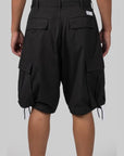 Wide Cargo Short - Black - LOADED