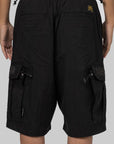 Wide Cargo Short - Black - LOADED