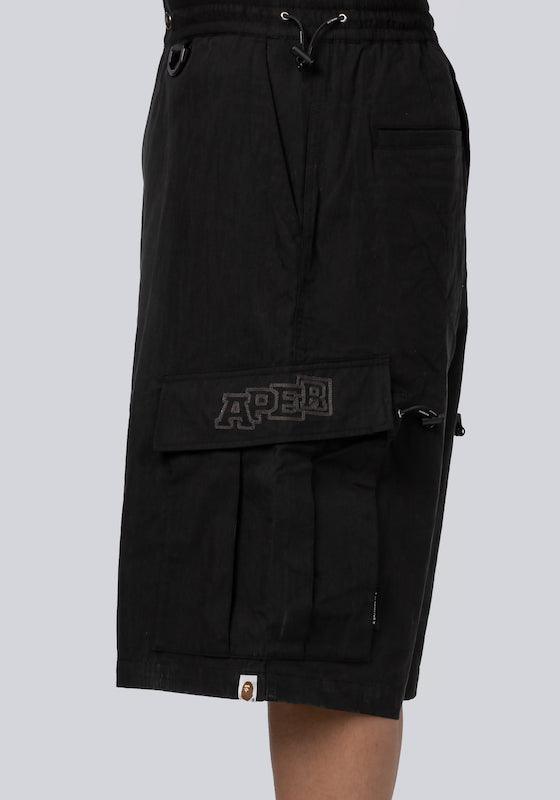 Wide Cargo Short - Black - LOADED