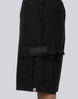 Wide Cargo Short - Black - LOADED