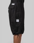 Wide Cargo Short - Black - LOADED