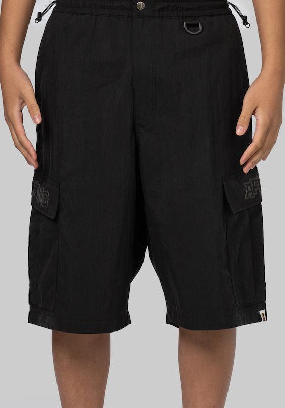 Wide Cargo Short - Black - LOADED