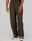 Wide Drawstring Pant - Olive Drab - LOADED