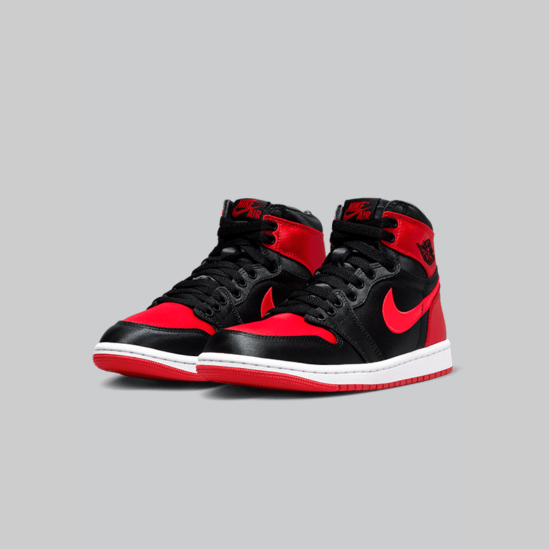 Women&#39;s Air Jordan 1 Retro Hi OG &quot;Satin Bred&quot; - LOADED