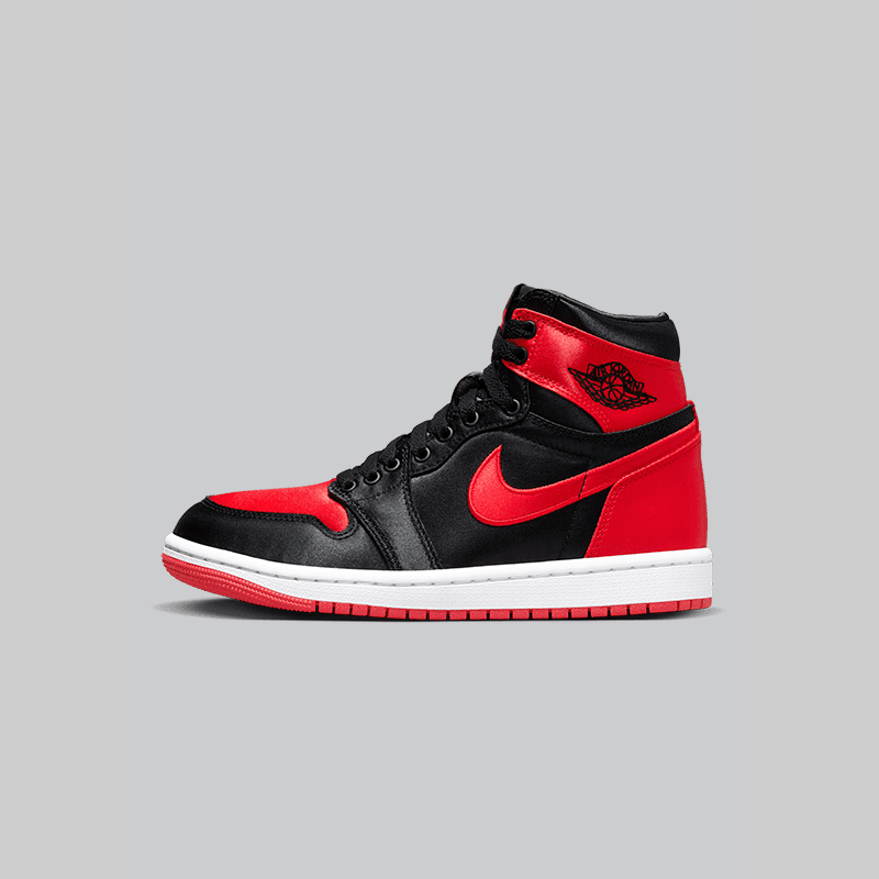 Women's Air Jordan 1 Retro Hi OG "Satin Bred" - LOADED