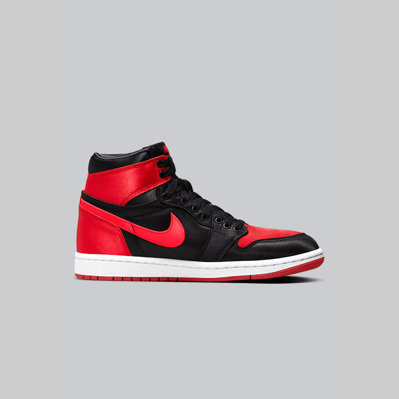 Women's Air Jordan 1 Retro Hi OG "Satin Bred" - LOADED