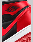 Women's Air Jordan 1 Retro Hi OG "Satin Bred" - LOADED