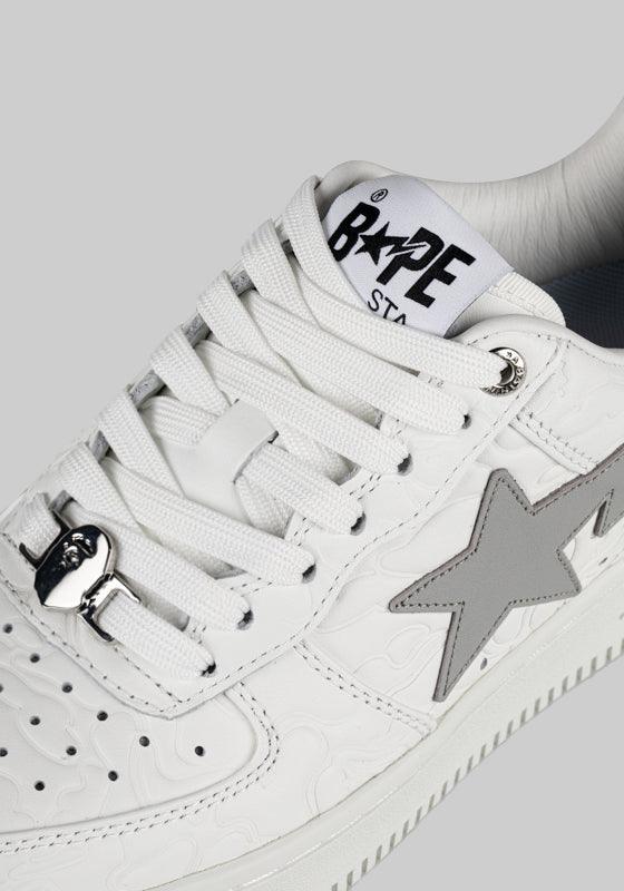 All white hot sale bapesta